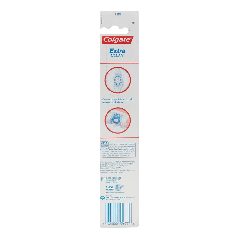 Colgate Extra Clean Classic Toothbrush Firm - 1ct/72pk - Image 2