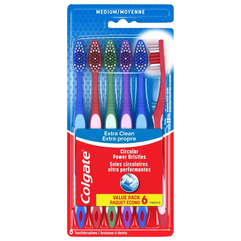 Colgate Extra Clean Full Head Manual Toothbrush Medium - 6ct/12pk