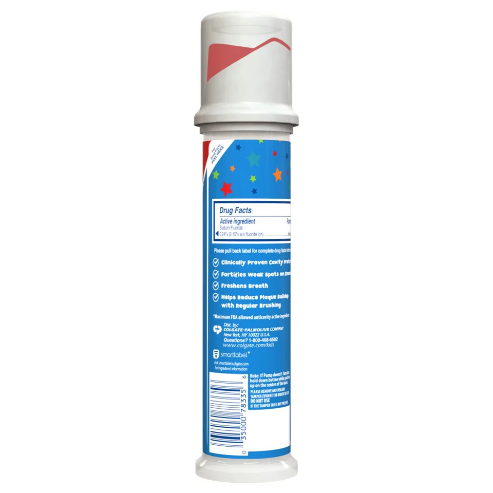 Colgate Kids Maximum Cavity Protection Toothpaste Pump - 4.4oz/6pk - Image 2