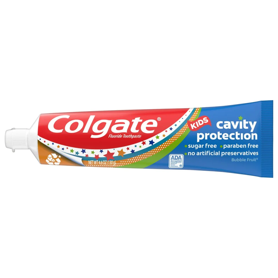 Colgate Kids Toothpaste Cavity Protection Bubble Fruit - (3x4.6)oz/6pk - Image 2
