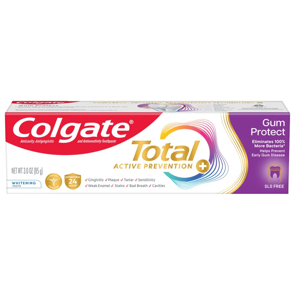 Colgate Total Toothpaste Gum Protect Whitening - 3oz/24pk