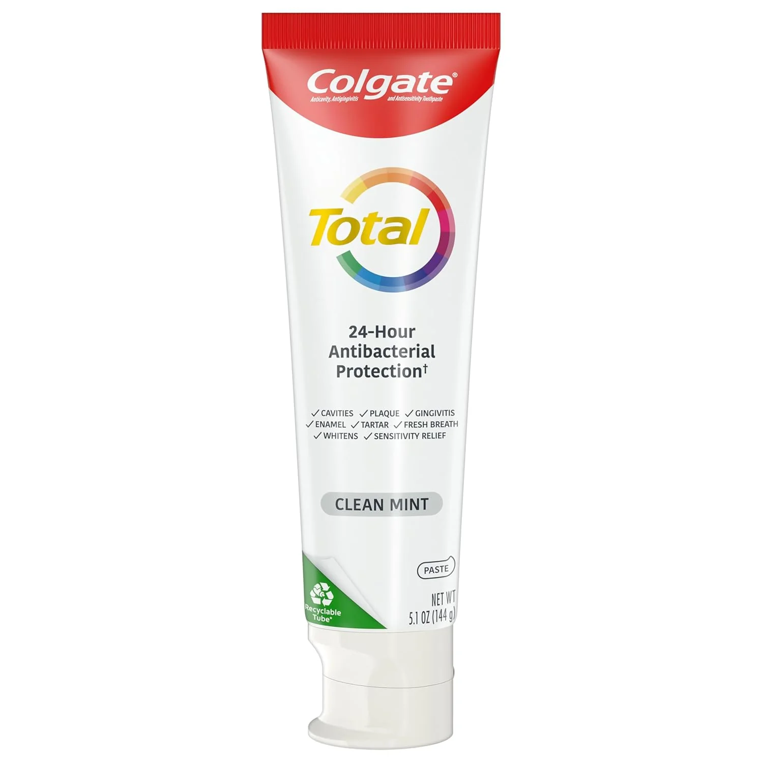 Colgate Total Toothpaste Clean Mint Paste - (2x5.1)oz/12pk - Image 2