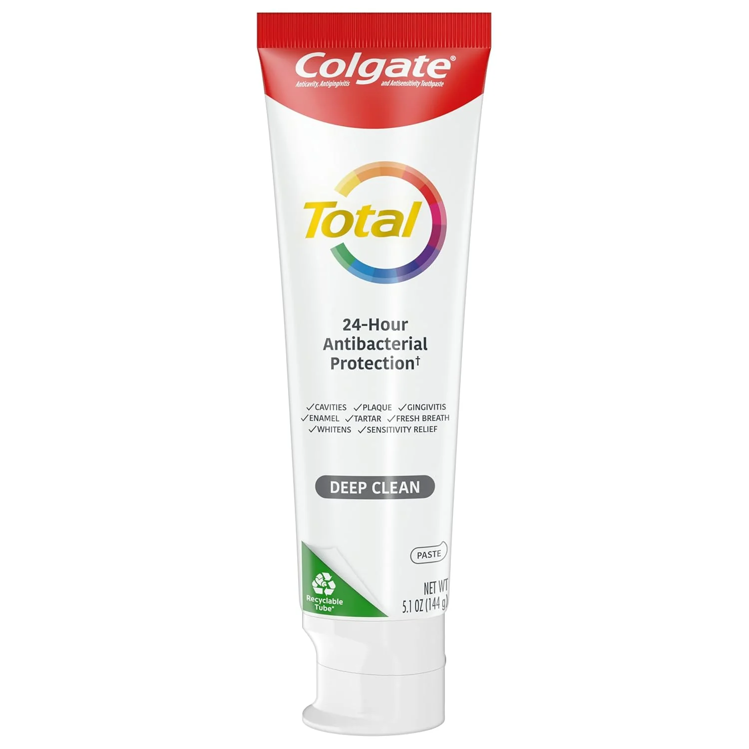 Colgate Total Toothpaste Deep Clean Paste - (2x5.1)oz/12pk - Image 2
