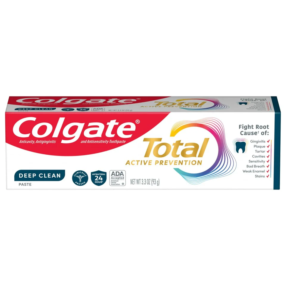 Colgate Total Toothpaste Deep Clean Paste - 3.3oz/24pk