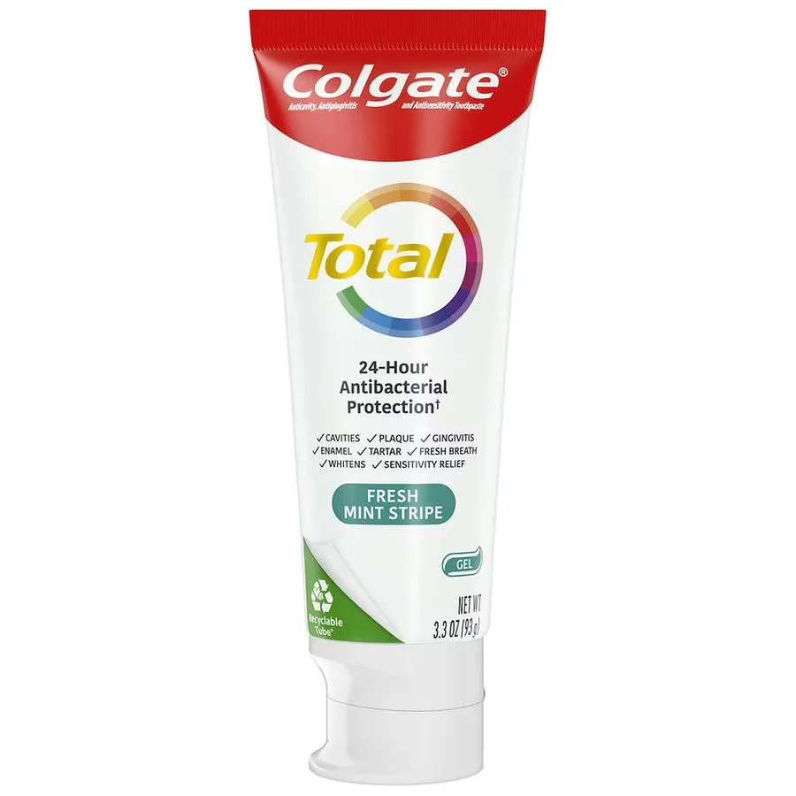 Colgate Total Toothpaste Fresh Mint Stripe Gel - 3.3oz/24pk - Image 2