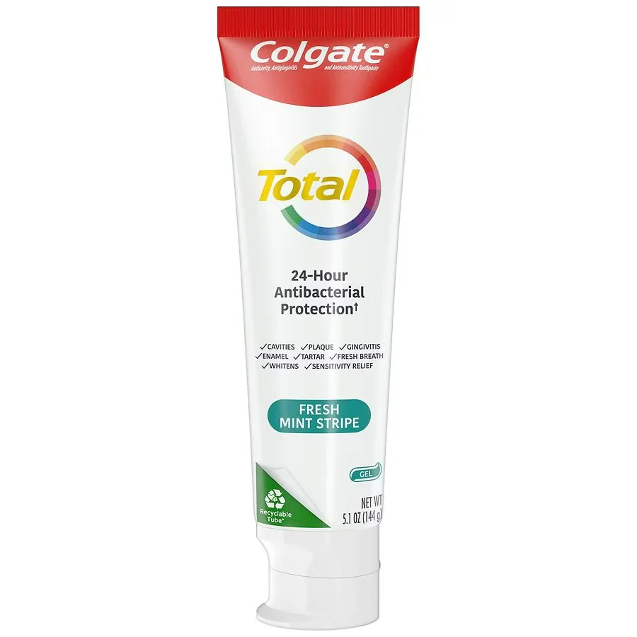 Colgate Total Toothpaste Fresh Mint Stripe Gel - 5.1oz/24pk - Image 2
