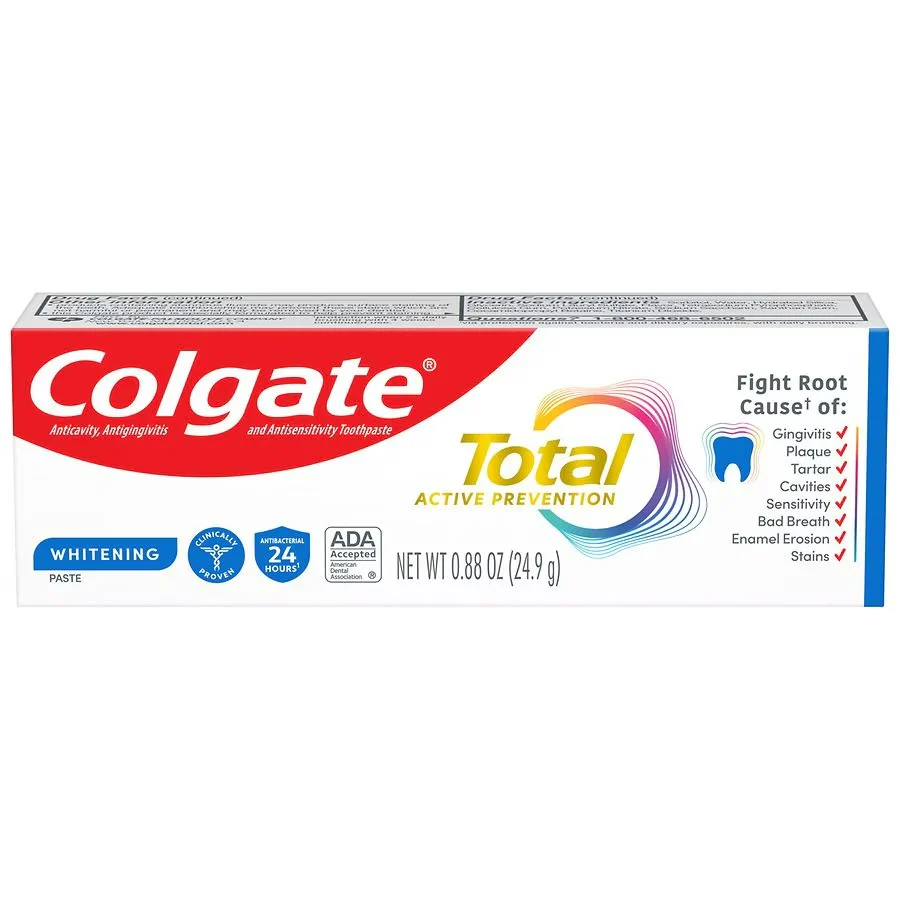 Colgate Total Toothpaste Whitening Paste - 0.88oz/24pk