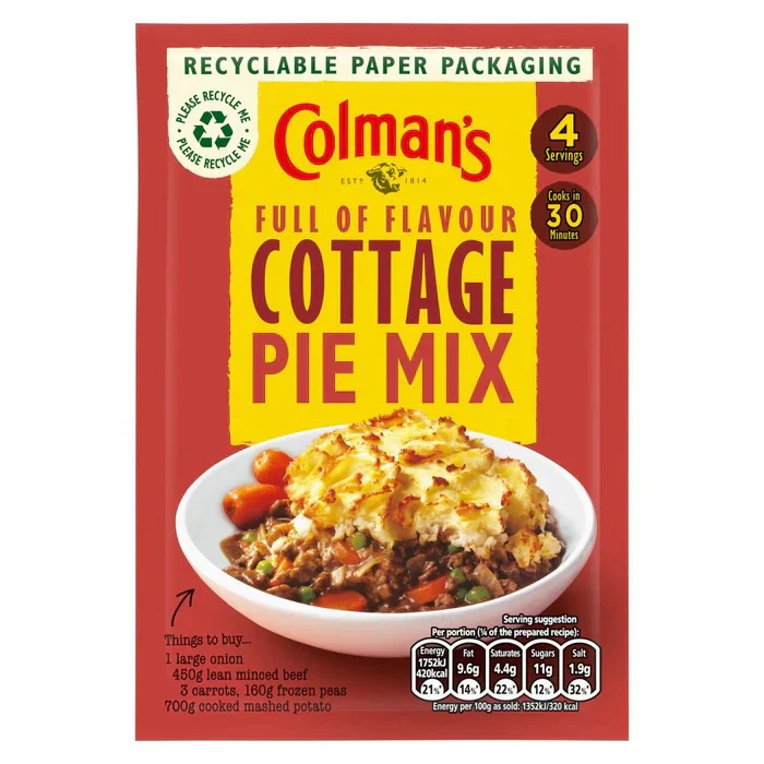 Colmans Cottage Pie Mix - 1.58oz/16pk