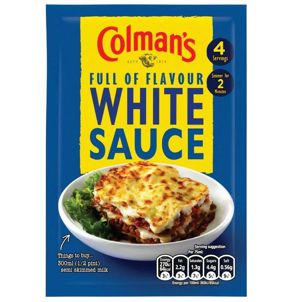 Colmans White Sauce Mix - 0.8oz/20pk