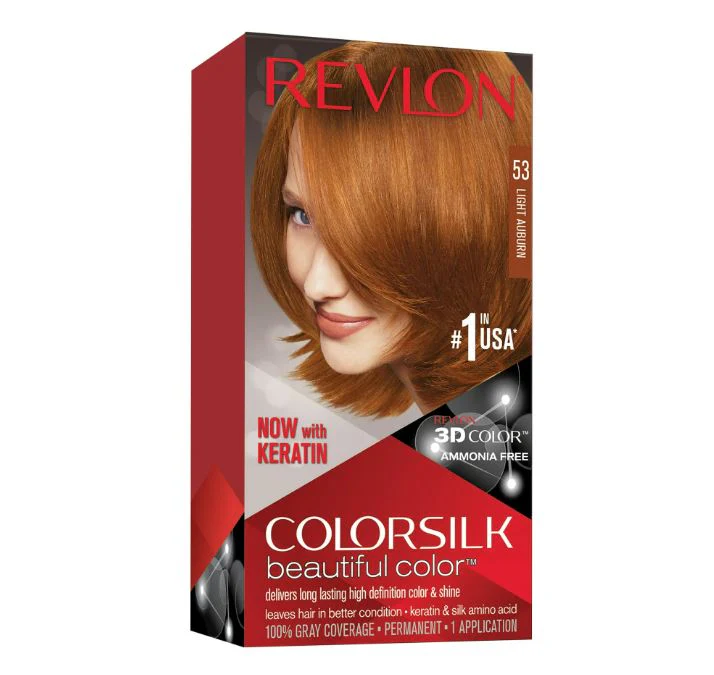 Revlon Colorsilk Hair Color #53 Light Auburn - 1ct/3pk