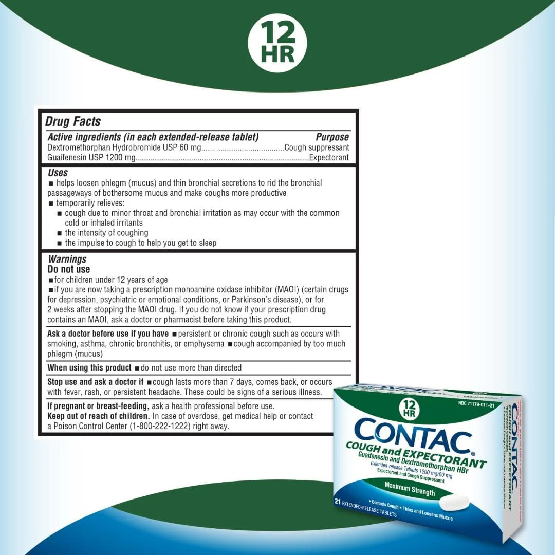 Contac Cough and Congestion - 21ct/28pk - Image 2
