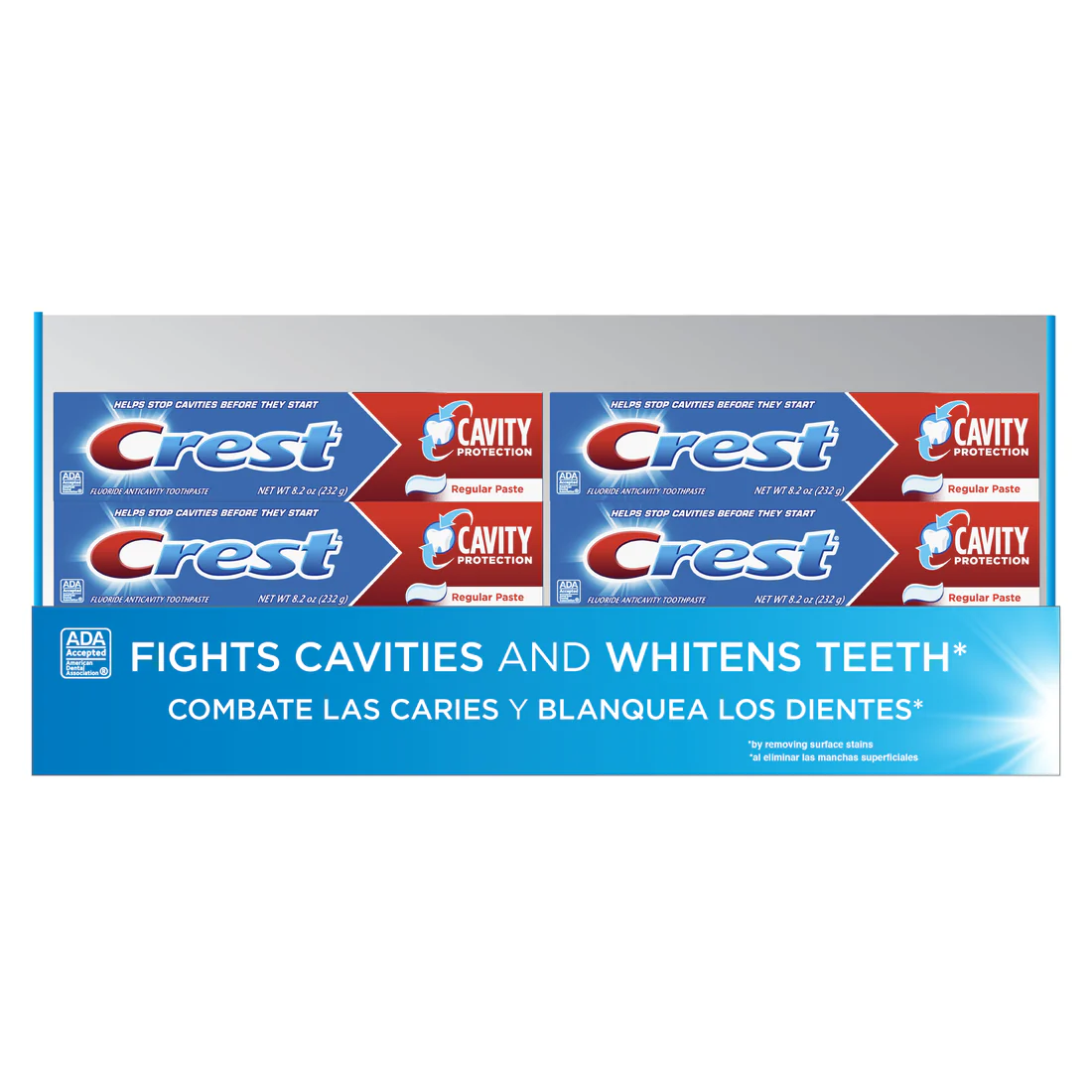 Crest Cavity Regular Toothpaste Tray - (4x8.2)oz/10pk