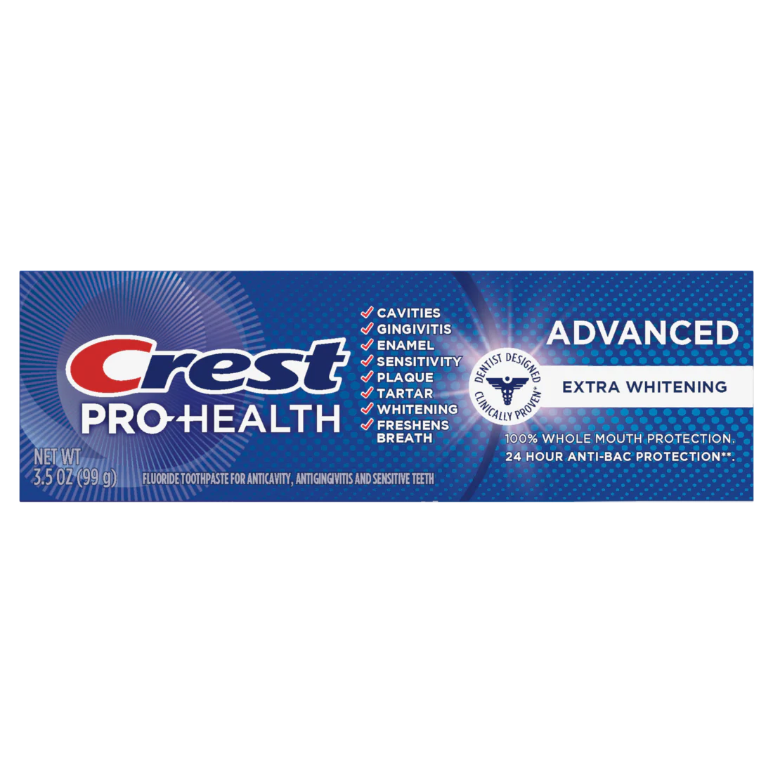 Crest Pro-Health Advanced Extra White Toothpaste - 3.5oz/24pk
