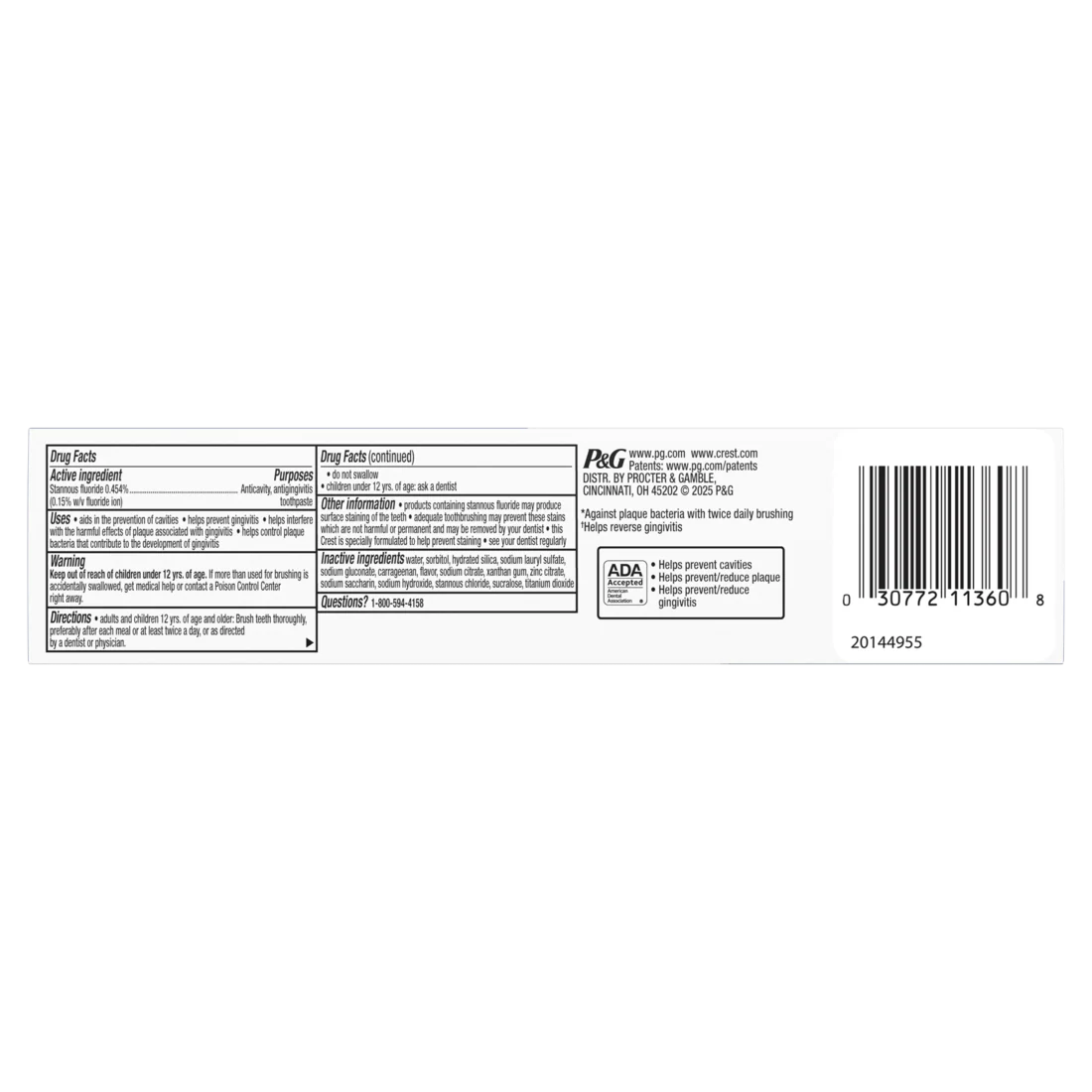 Crest Pro-Health Gum Detoxify Toothpaste - Anticavity Antibacterial Flouride Toothpaste Clinically Proven Gum Sensitive And Enamel Protection Plaque Control - (3x4.8)oz/8pk - Image 3