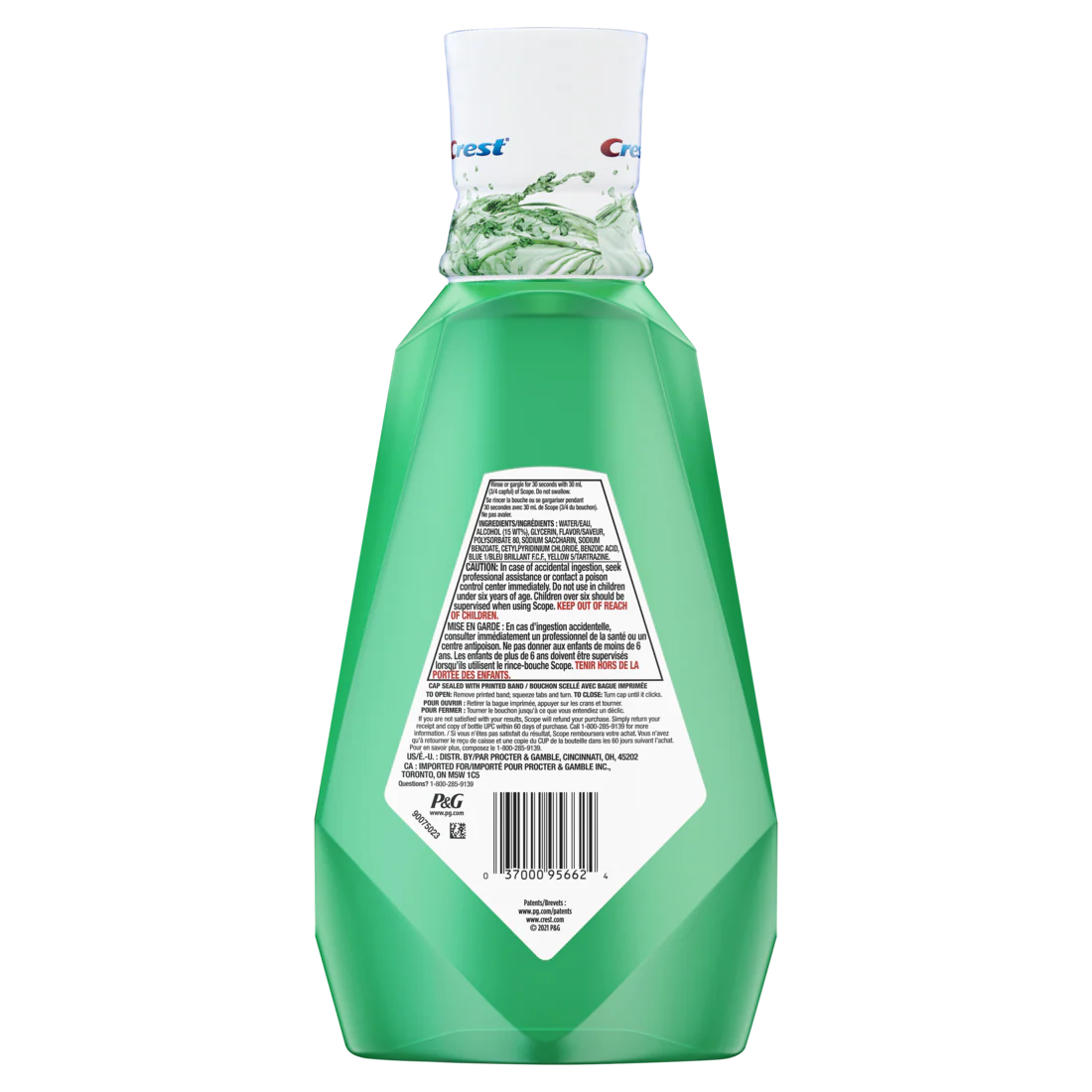 Crest Scope Classic Mouthwash Original Mint 1L - 33.8oz/6pk - Image 2