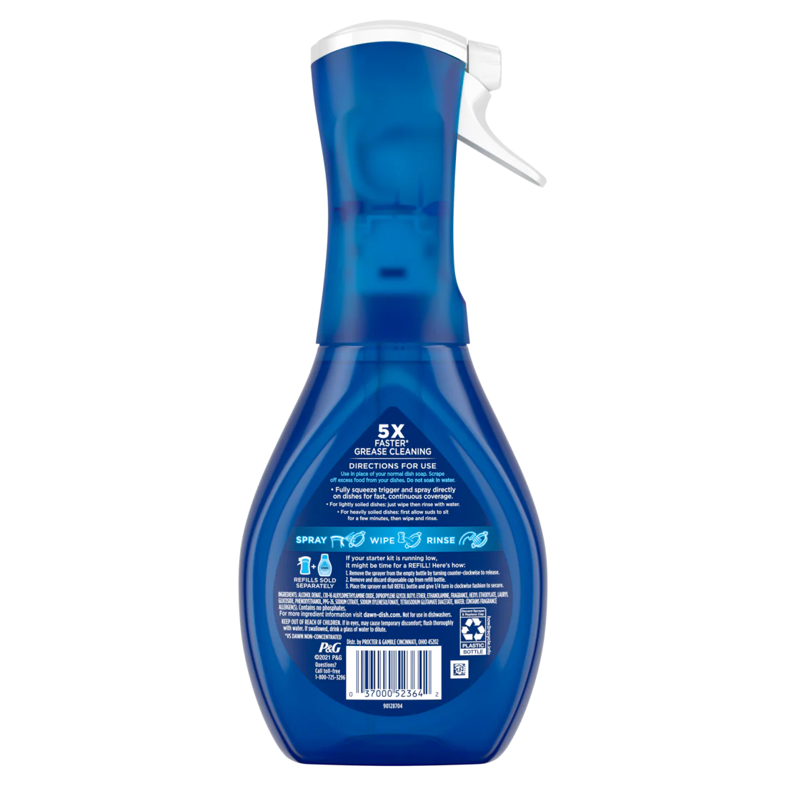 Dawn Powerwash Spray Dish Soap Dishwashing Liquid Fresh 1 Starter Kit - 16oz/6pk - Image 2