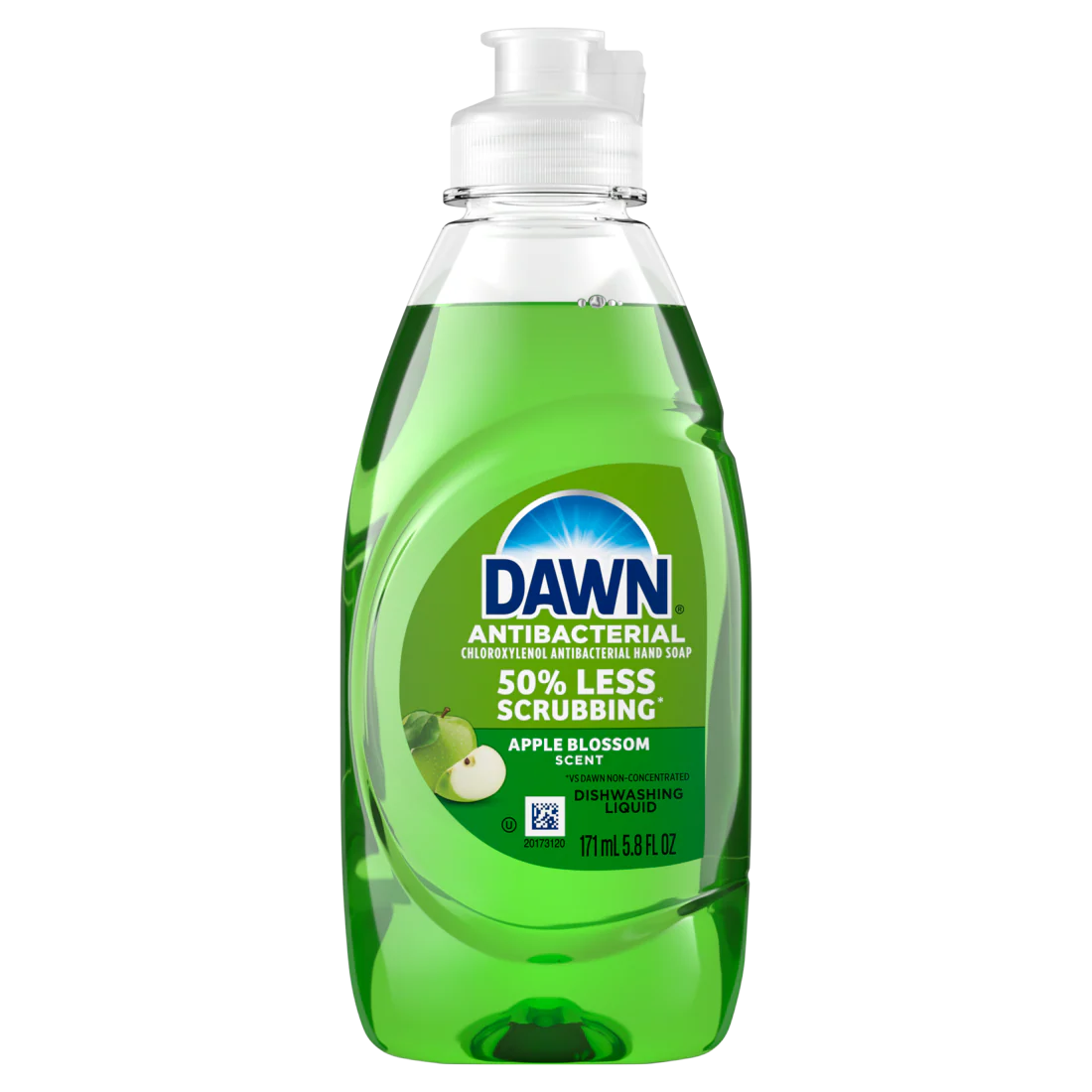 Dawn Ultra Anti-Bacterial Dish Soap Dishwashing Liquid Apple Blossom - 5.8oz/18pk
