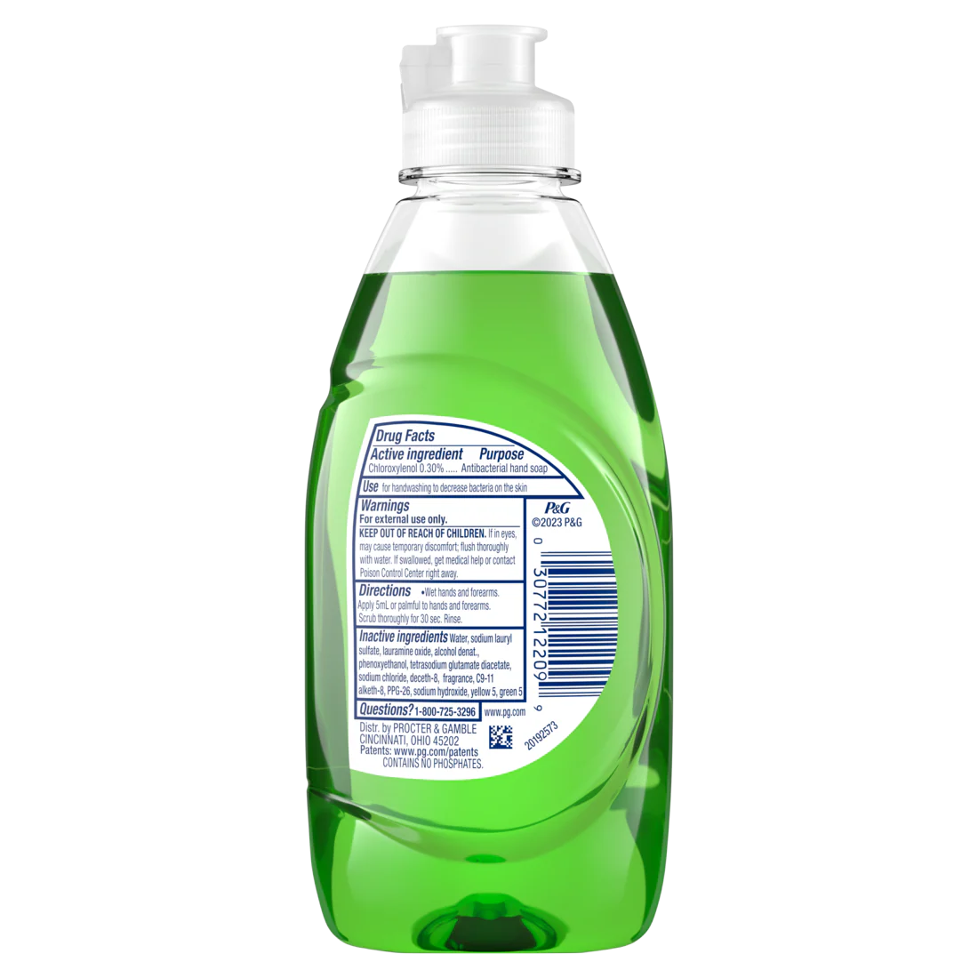 Dawn Ultra Anti-Bacterial Dish Soap Dishwashing Liquid Apple Blossom - 5.8oz/18pk - Image 2