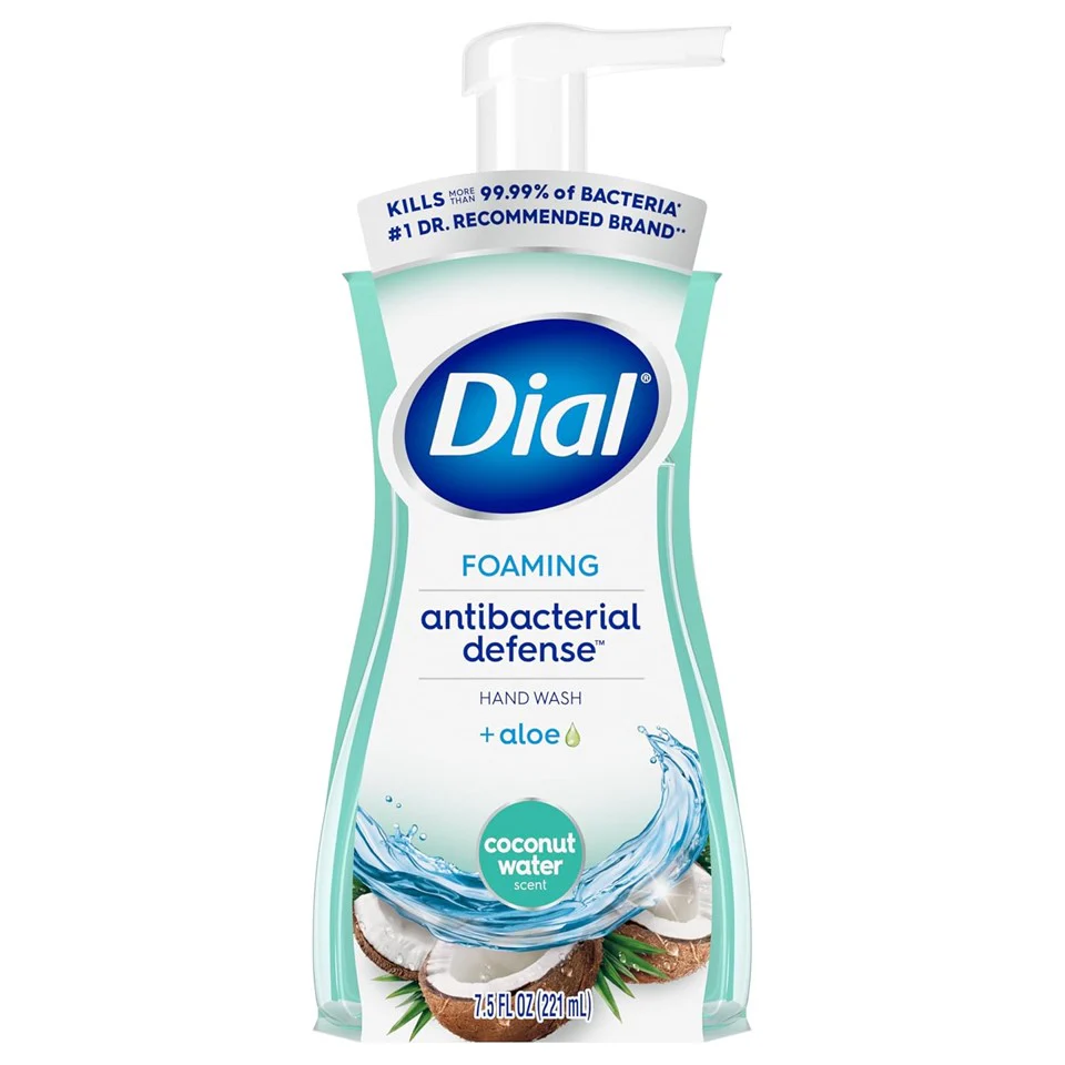 Dial Antibac Foaming Hand Wash Coconut Water - 7.5oz/6pk
