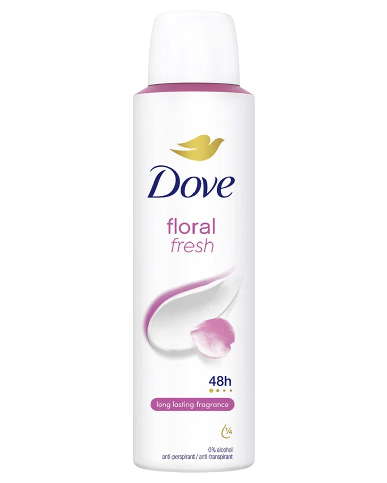 Dove Anti-Perspirant Spray Floral Fresh - 5.0oz/150ml/6pk
