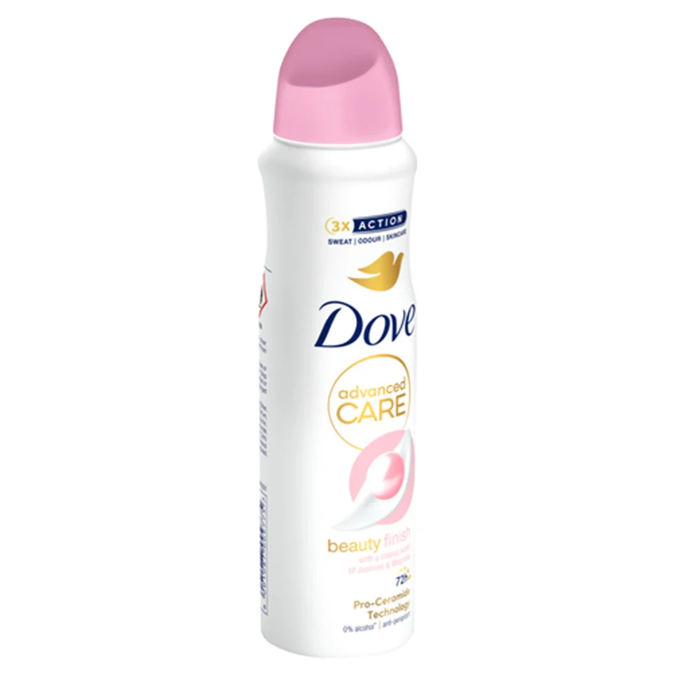Dove Deodorant Spray Beauty Finish - 5.0oz/150ml/6pk - Image 2