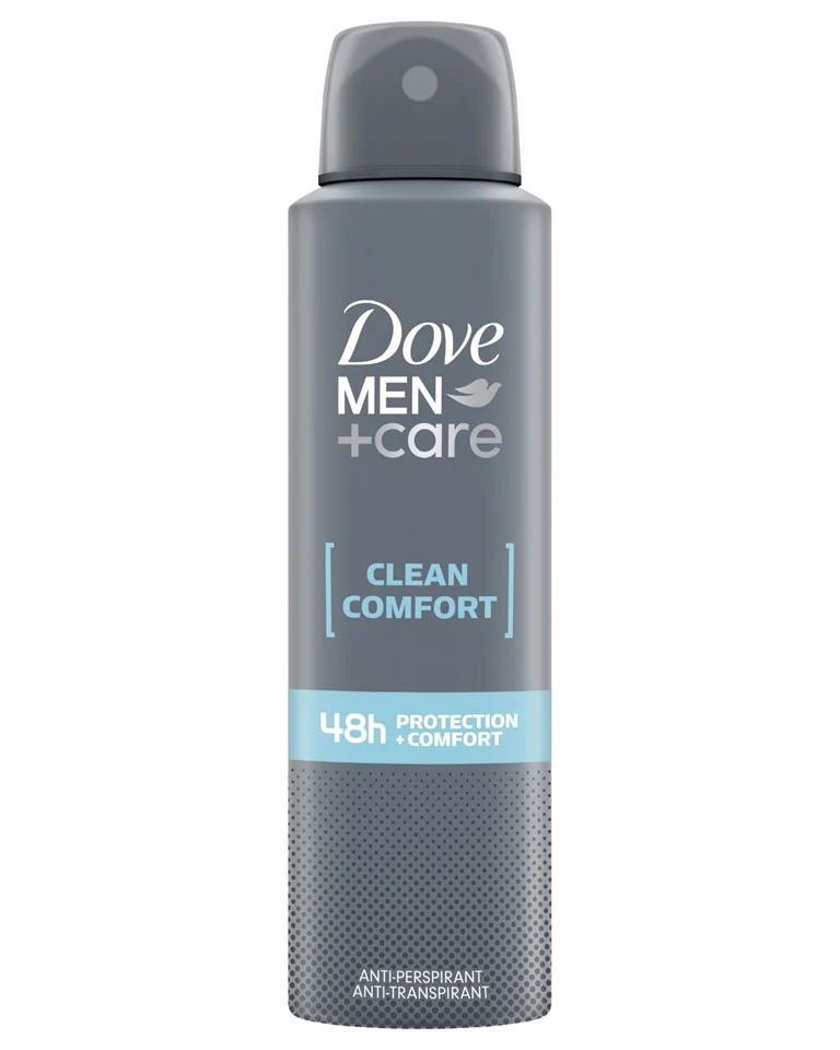 Dove Men Anti-Perspirant Spray Clean Comfort - 5.0oz/150ml/6pk