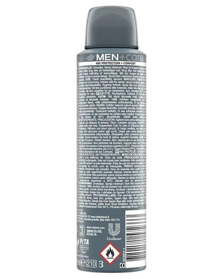 Dove Men Anti-Perspirant Spray Energising - 5.0oz/150ml/6pk - Image 2