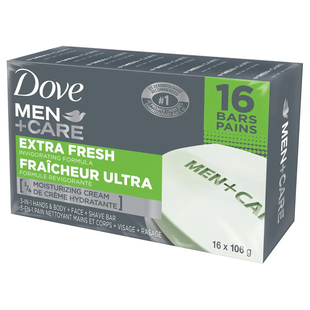 Dove Men + Care Extra Fresh Bar - (16x106)g/1pk