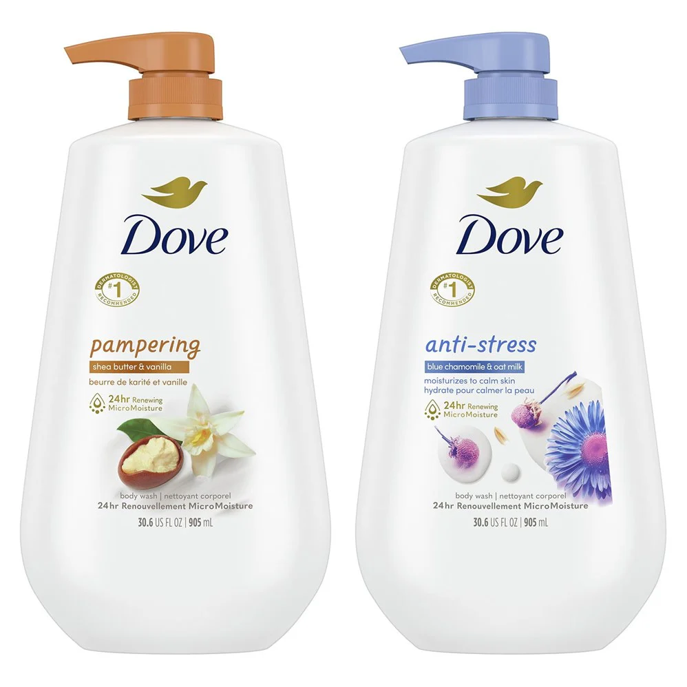 Dove Pamper & Anti-Stress Body Wash - (2x30.6)oz/1pk - Image 3