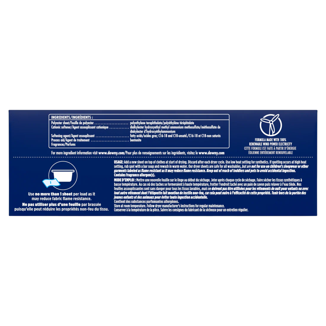 Downy Calm Mega Dryer Sheets Laundry Fabric Softener Lavender And Vanilla Bean - 50ct/6pk - Image 2