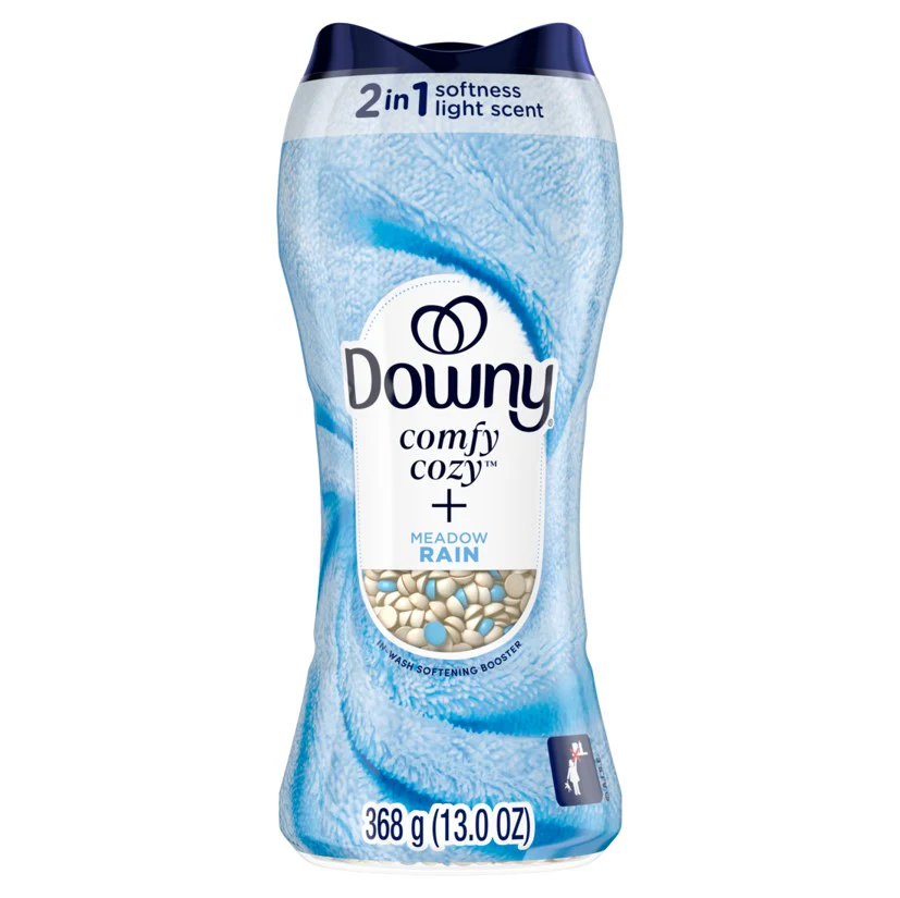 Downy Blends In-Wash Laundry Scent Booster Beads Meadow Rain Scent Fabric Sottener Beads And Freshness - 13oz/4pk
