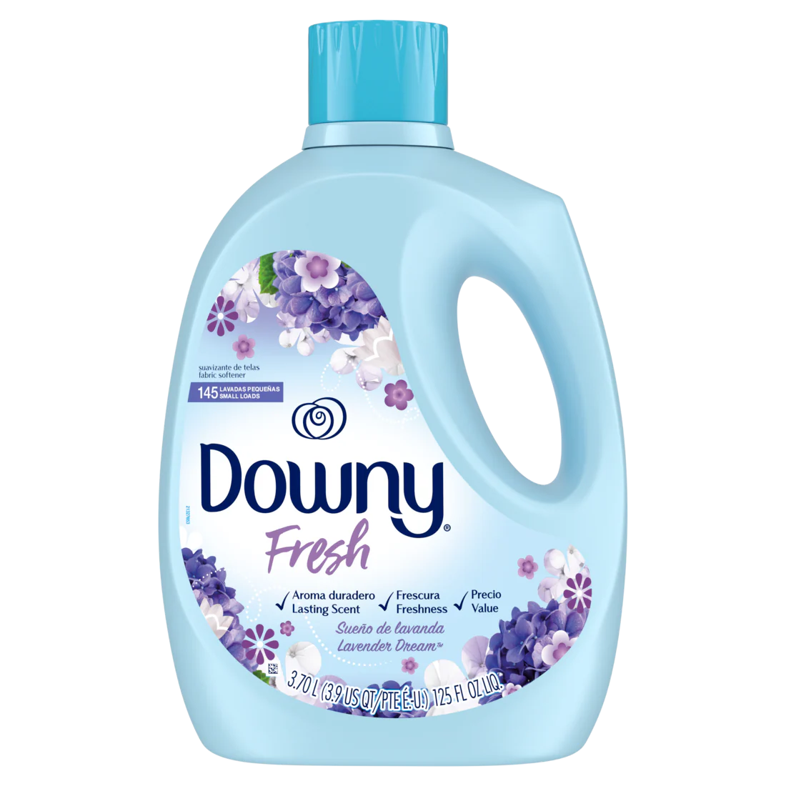 Downy Fresh Non-Concentrated Liquid Fabric Softener Lavender Dream Scent 145 Loads - 125oz/4pk