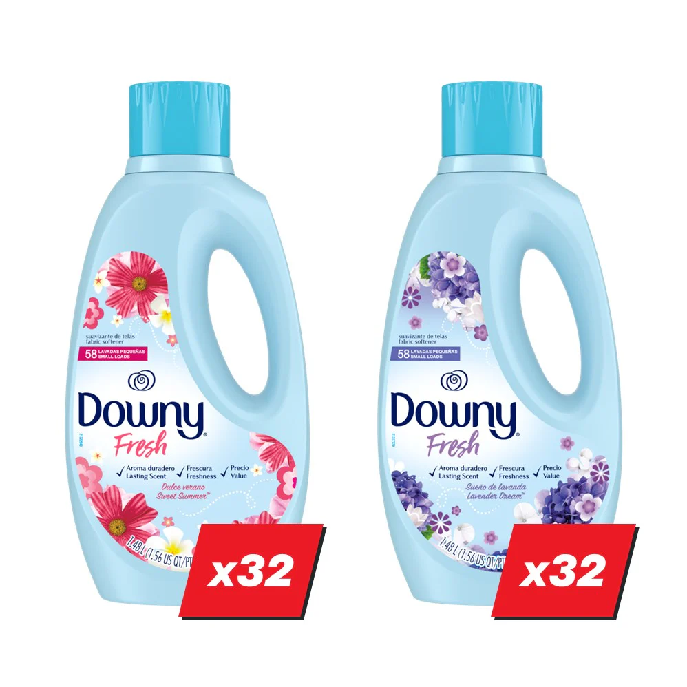 Downy Liquid Fabric Softener Display (32x50oz Sweet Summer; 32x50oz Lavender Dream) - 50oz/64pk - Image 2