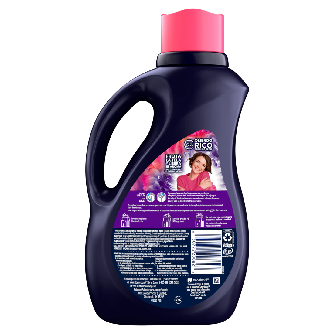 Downy Intense Fabric Softener Liquid Floral Scent 105 Loads In-Wash Liquid Fabric Softener And Laundry Conditioner - 77oz/4pk - Image 2