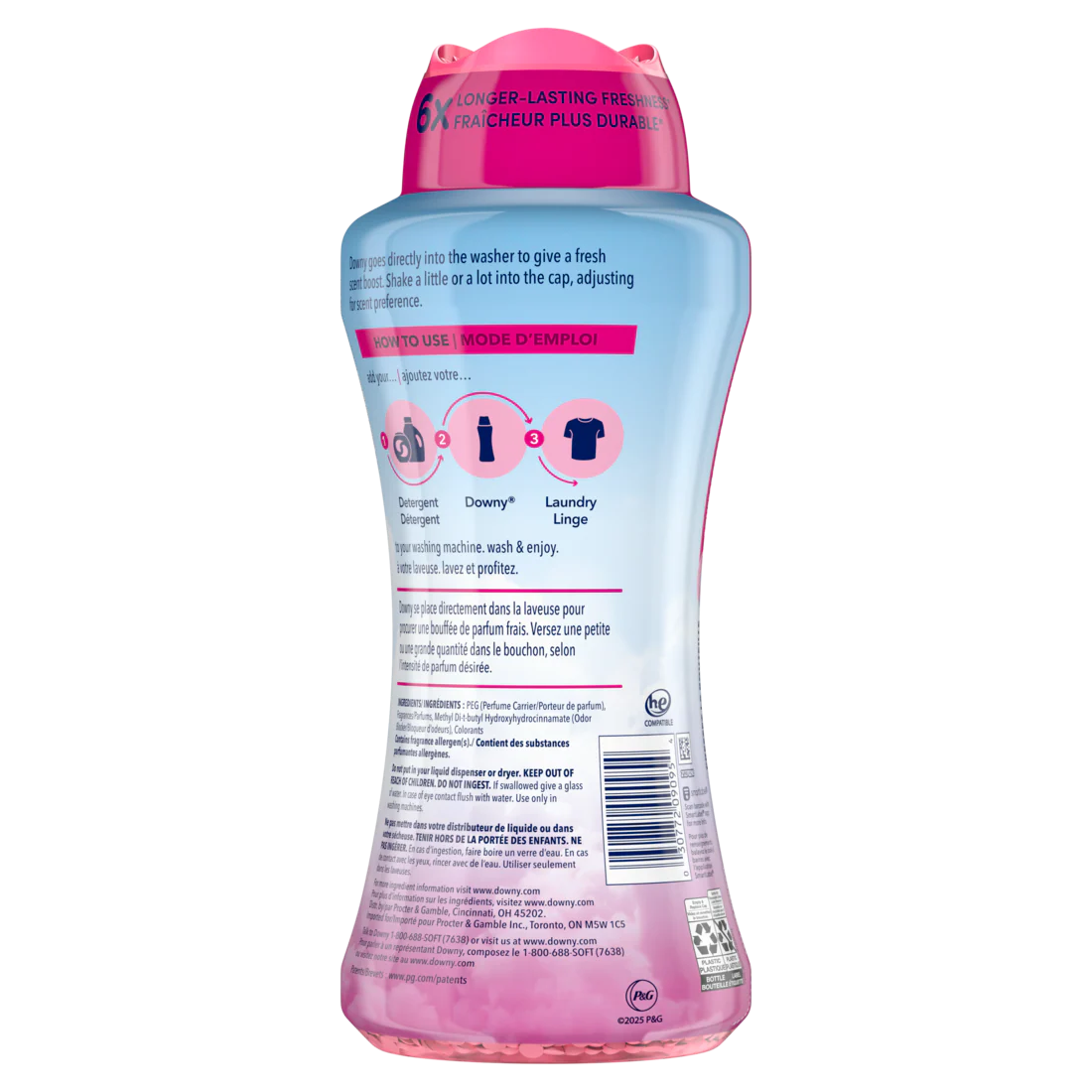 Downy April Fresh In-Wash Laundry Scent Booster Beads Laundry Scent Beads  Long-Lasting Freshness - 24oz/4pk - Image 2