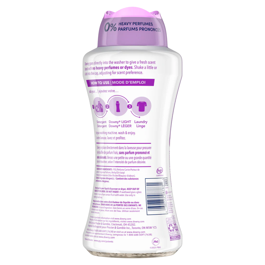 Downy Light Laundry Scent Booster Beads White Lavender Scent In-Wash Fabric Beads Designed To Be Gentle With A Light Boost Of Scent No Heavy Perfumes - 24oz/4pk - Image 2