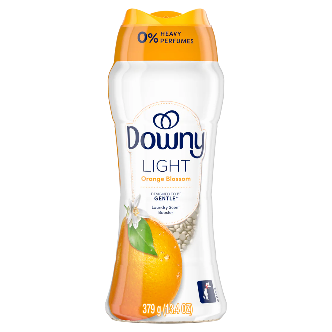 Downy Light Laundry Scent Booster Beads Orange Blossom Scent In-wash fabric beads designed to be gentle with a light boost of scent No Heavy Perfumes - 13.4oz/4pk