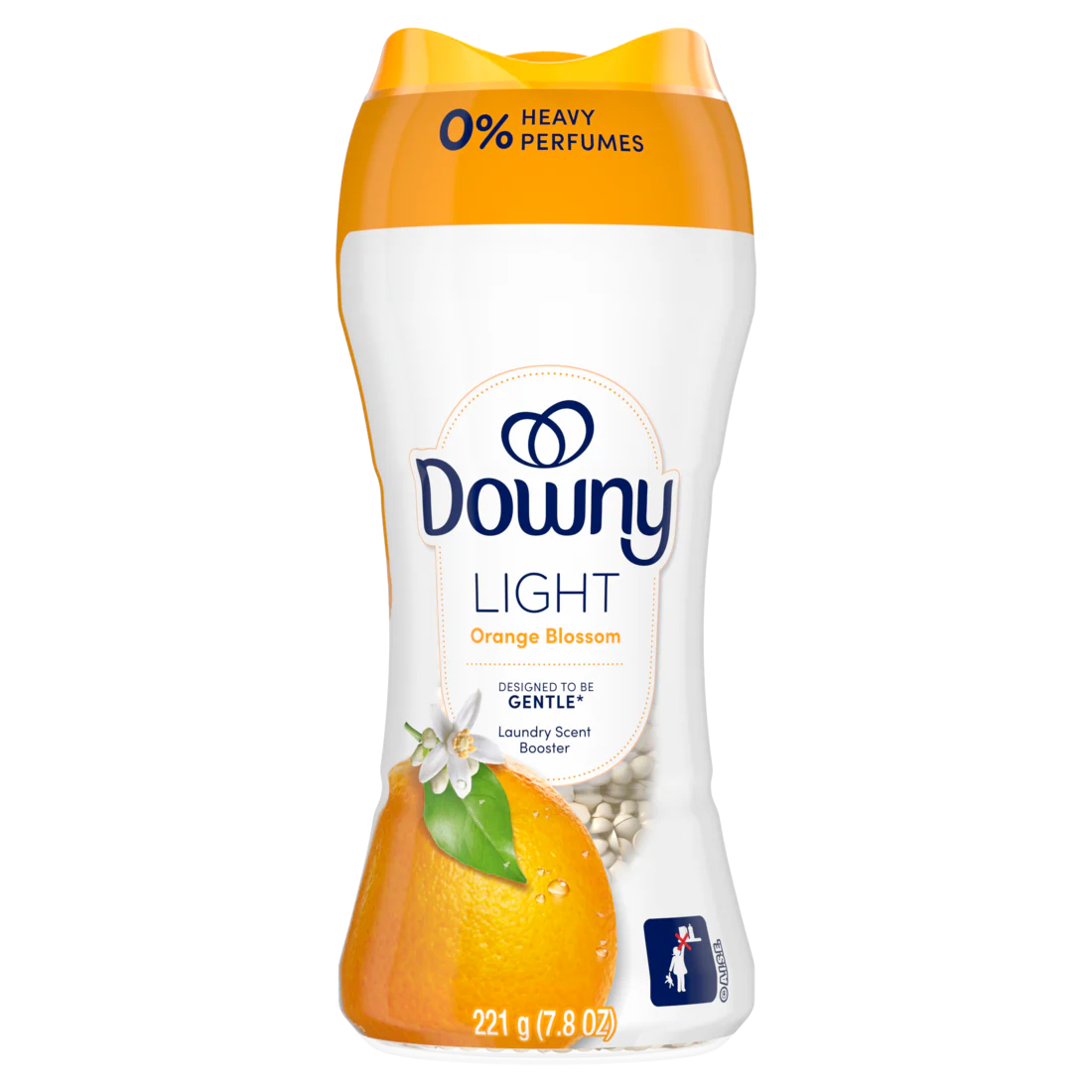 Downy Light Laundry Scent Booster Beads Orange Blossom Scent In-Wash Fabric Beads Designed To Be Gentle With A Light Boost Of Scent No Heavy Perfumes - 7.8oz/4pk