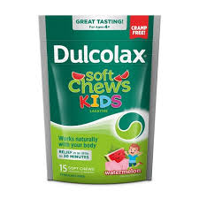 Dulcolax Kids SoftChew Laxatives Watermelon Flavor - 15ct/12pk