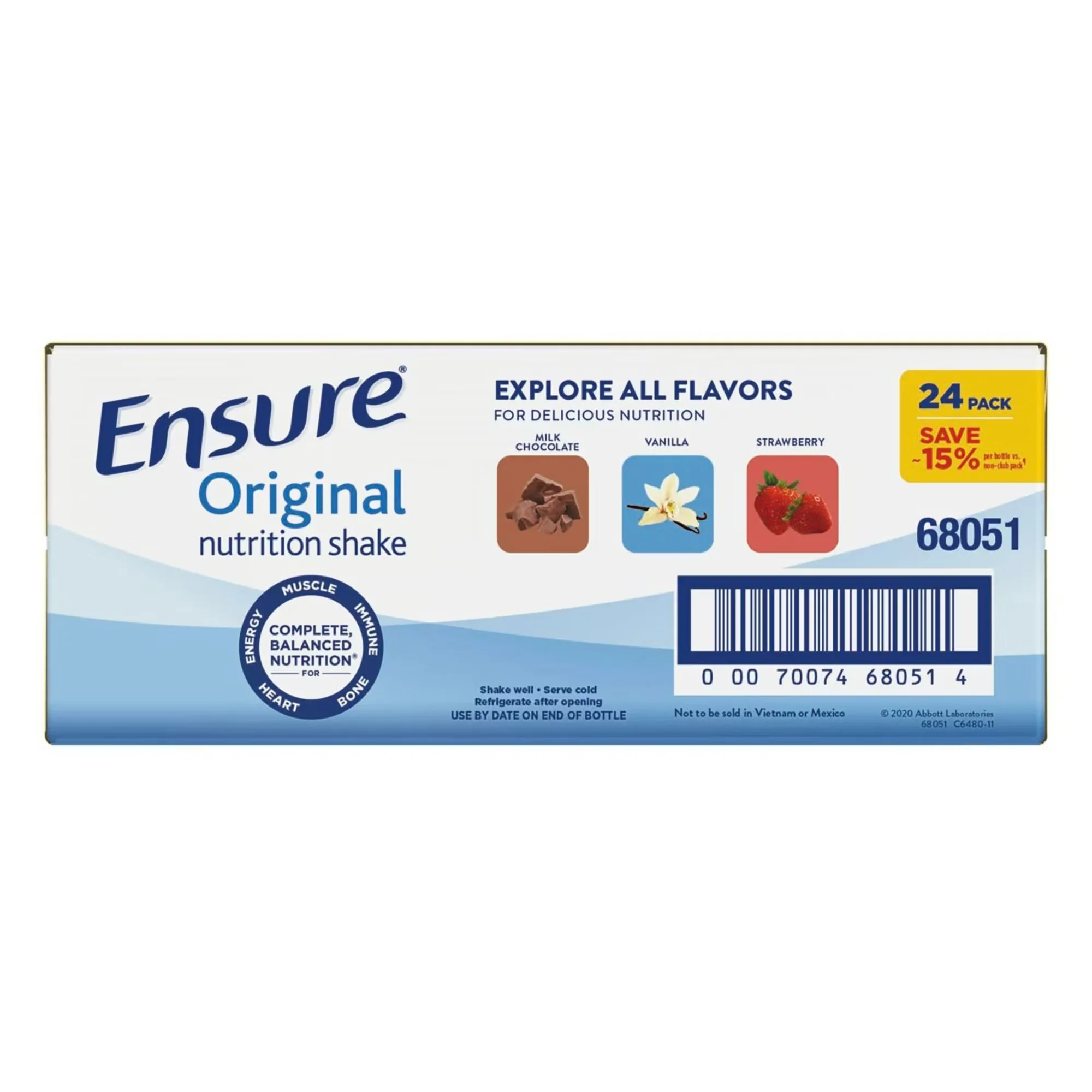 Ensure Nutrition Shake Milk Chocolate - 8oz/24pk - Image 2
