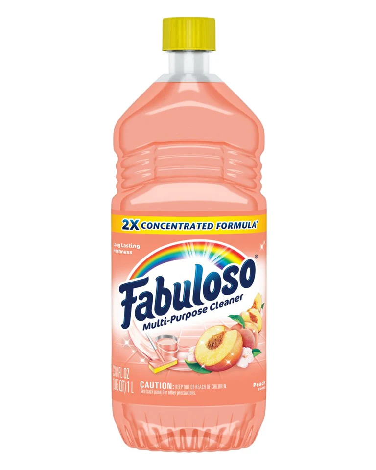 Fabuloso 2X Concentrated Formula Multi Purpose Cleaner Peach - 33.8oz/12pk
