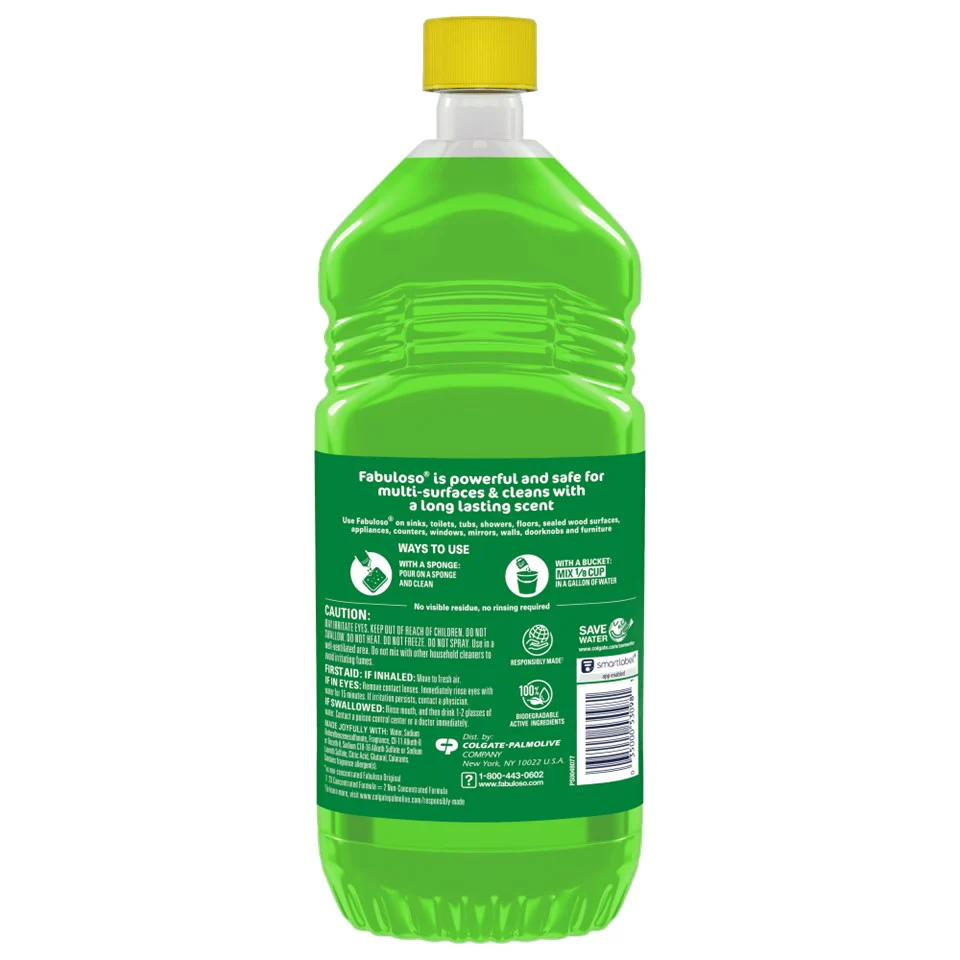 Fabuloso 2X Concentrated Formula Multi Purpose Cleaner Passion of Fruits - 33.8oz/12pk - Image 2