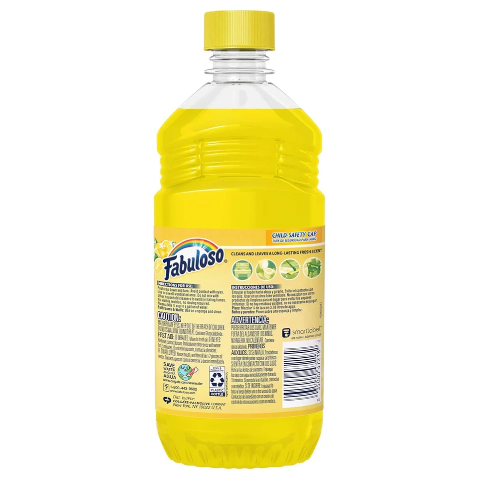 Fabuloso Multi Purpose Cleaner Refreshing Lemon - 16.9oz/24pk - Image 2