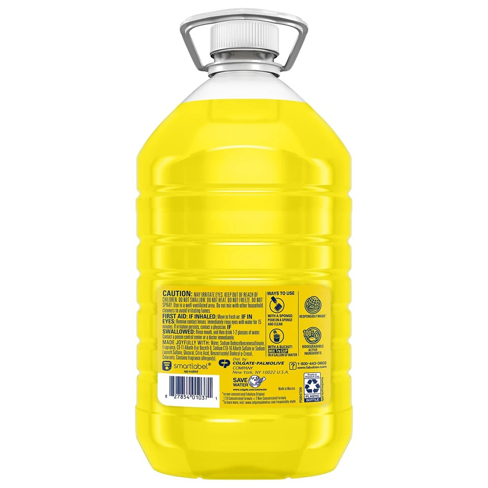 Fabuloso 2X Concentrated Formula Multi Purpose Cleaner Refreshing Lemon - 169oz/3pk - Image 2