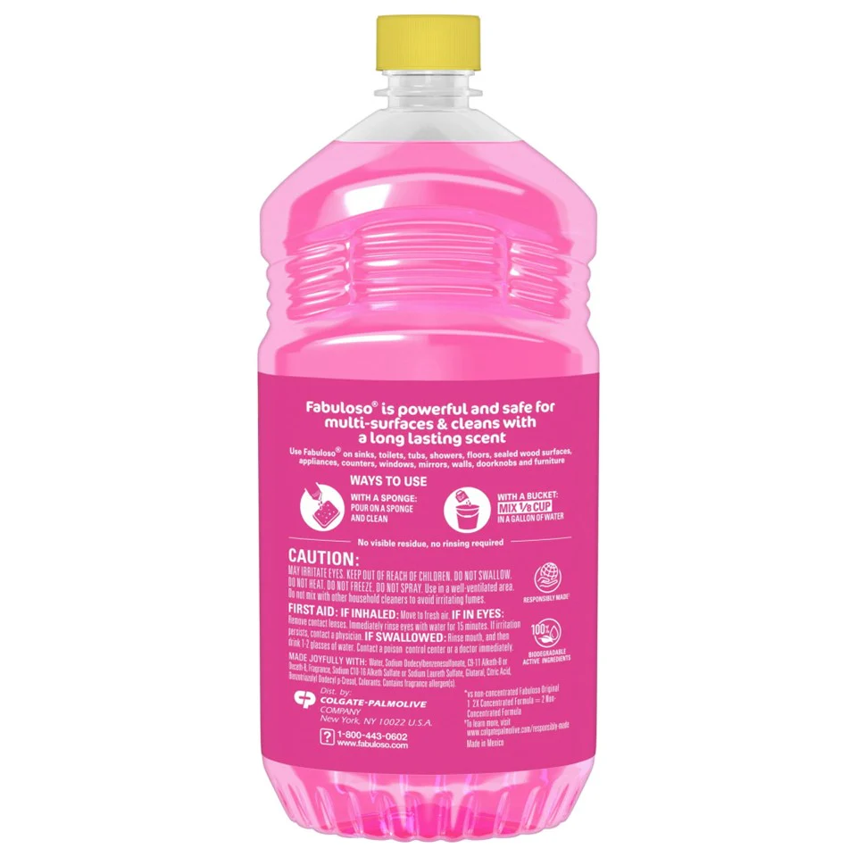 Fabuloso 2X Concentrated Formula Multi Purpose Cleaner Watermelon - 56oz/6pk - Image 2