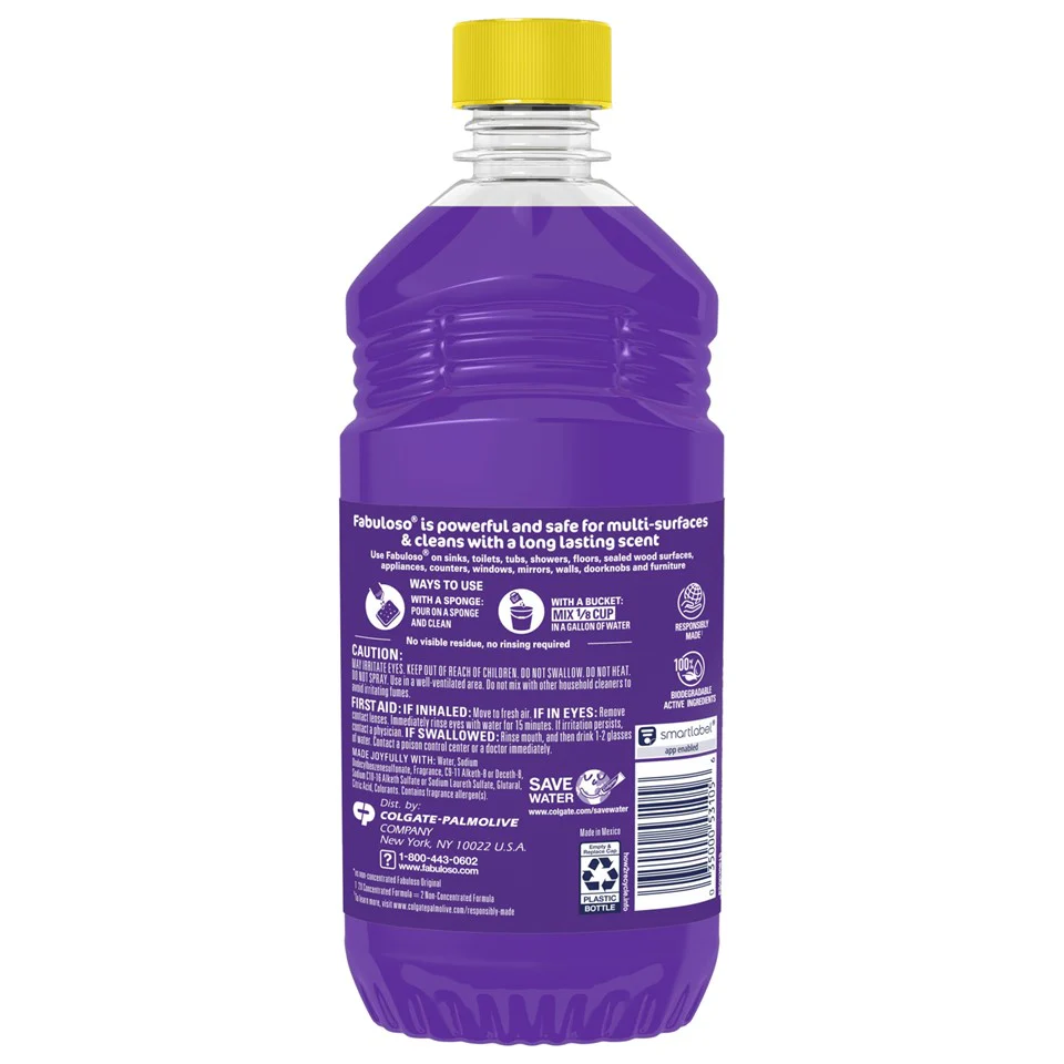 Fabuloso 2X Concentrated Formula Multi Purpose Cleaner Lavender - 16.9oz/24pk - Image 2