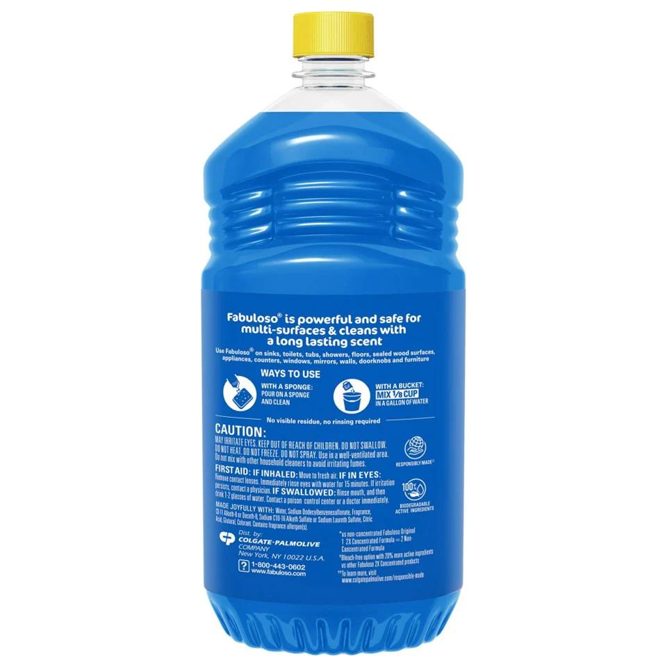 Fabuloso 2X Concentrated Formula Multi Purpose Cleaner Spring Fresh - 56oz/6pk - Image 2
