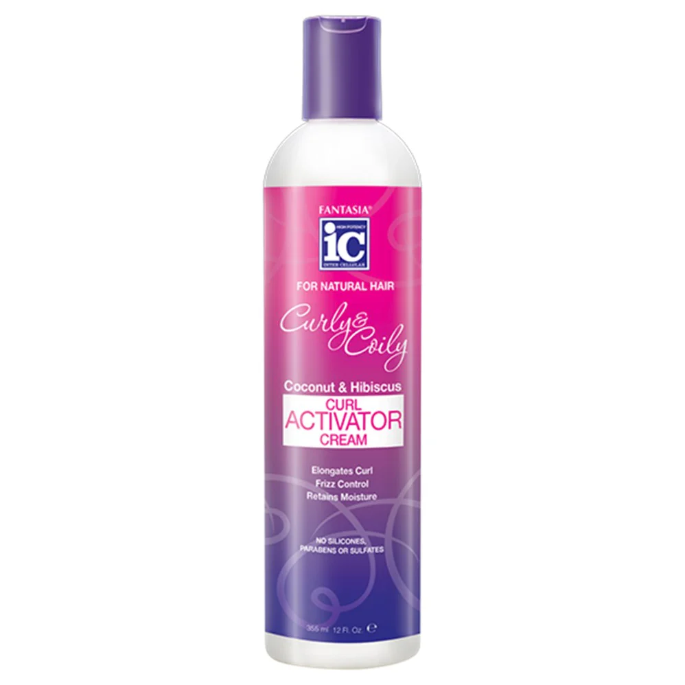 Fantasia Curly & Coily Curl Activator Cream Bottle - 12.5oz/6pk