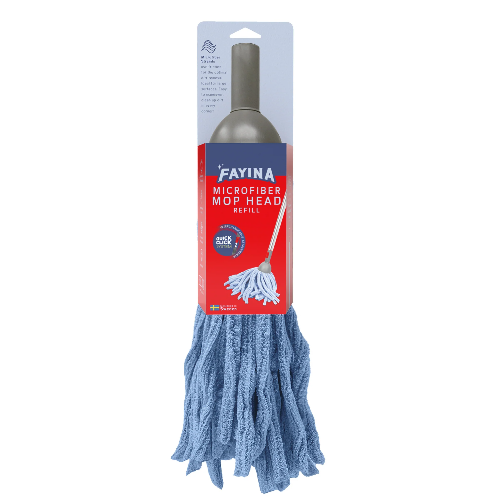 Fayina Microfiber Mop Head Refill - 1ct/6pk