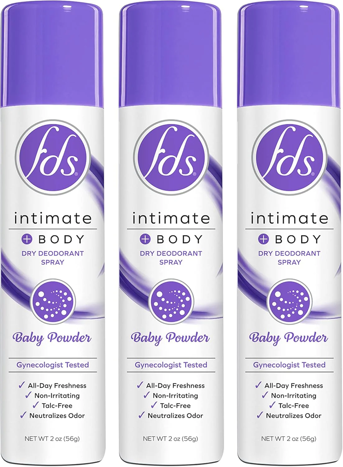 FDS Baby Powder 3 Pack - (3x6.0)oz/8pk